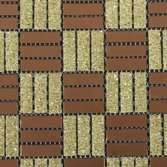 Панель стеновая самоклеящаяся 3D  Темное золото 0,3х0,3м BZ-JS-23485 (33)