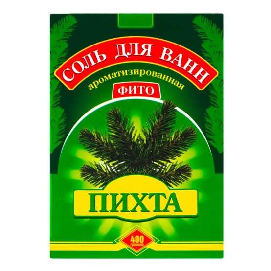Соль д/ванн ПИХТА 400гр Соль д/ванн ПИХТА 400гр