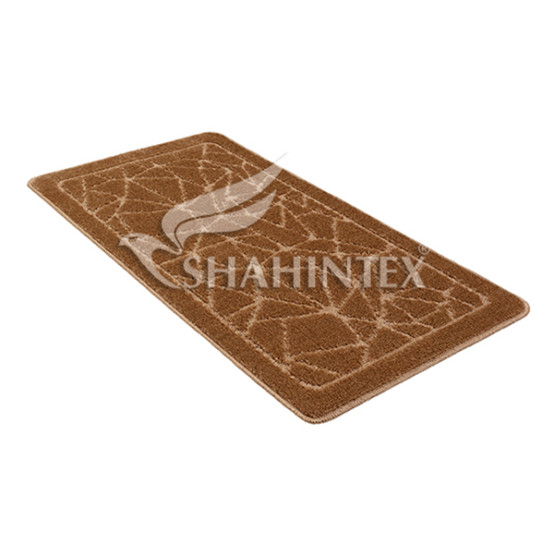Коврик для ванной PP 001 60*100 кофе с молоком 55 Шахинтекс (15)