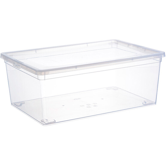 Ящик 10л 370х250х140мм (Прозрачный) М 2352