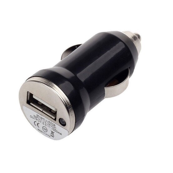 Зарядное устройство USB для прикуривателя, 5V-1A, 12-24v, пластик, металл