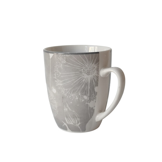 Кружка фарфоровая 340 мл Meadow flowers Коралл (6/6)