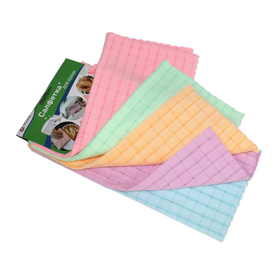 Салфетка из микрофибры 30*30 см 5 шт микс Baizheng (1/600/12) Салфетка из микрофибры 30*30 см 5 шт микс Baizheng (1/600/12)