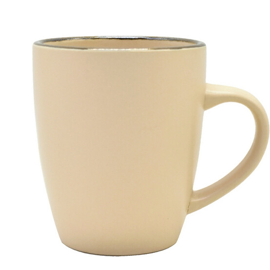 Кружка керамическая 360 мл Latte Коралл (1/36)