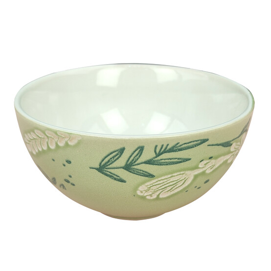 Салатник фарфоровый 12 см 350 мл Grassy Коралл (1/12)