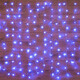 Гирлянда светодиодная 1,5*1,5 м 144 led 230 В 8 реж дождь синий Neon-night (1/48)