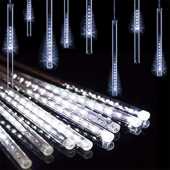 Гирлянда светодиодная 8 ламп по 30 см 288 led сосульки белые Там там (1/50)