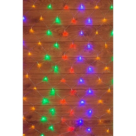 Гирлянда светодиодная 2*2 м 240 led сетка мультиколор Baizheng (1/100)