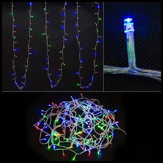 Гирлянда светодиодная 10 м 160 led 220 В многоцвет LED160-10-MC (1/24) Гирлянда светодиодная 10 м 160 led 220 В многоцвет LED160-10-MC (1/24)