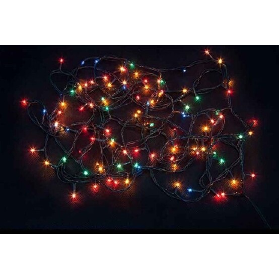 Гирлянда светодиодная 5 м 100 led 220 В многоцвет R100-5-MC (1/24)