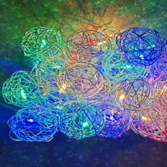 Гирлянда светодиодная 30 led шар нити мультиколор Baizheng (1/60)