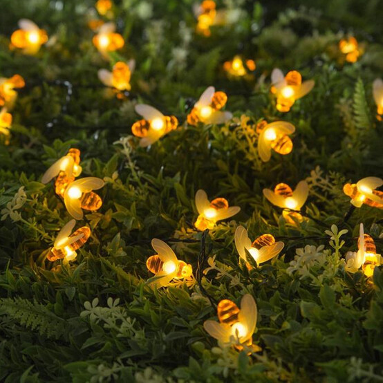 Гирлянда светодиодная 5 м 50 led пчелки желтый Baizheng (1/24)