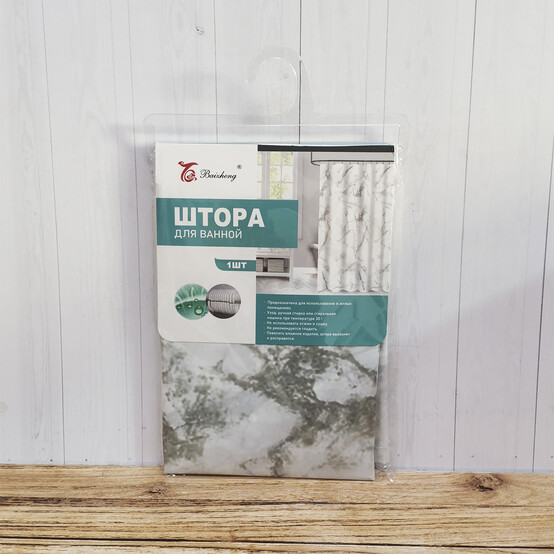 Штора для ванной 180х180см Baizheng BZ-HX813-2 PEVA (72)
