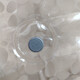 Штора для ванной 180х200см Baizheng BZ-MS1204 PEVA 90 г/см (12 колец) терракот с блестками (50)
