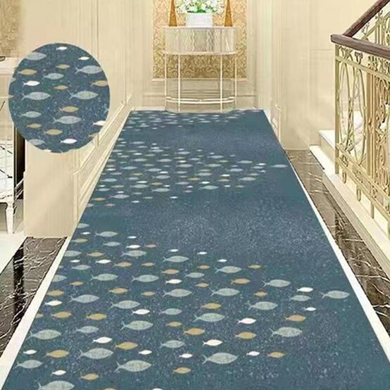 Ковровое покрытие (Bay) 3D "Рыбки"  1,6*15м.