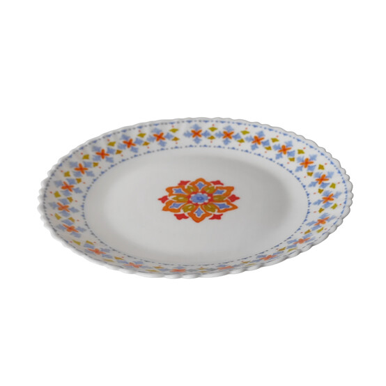 Тарелка стеклокерамическая обеденная 24 см Turkish Tile Коралл (6/6)