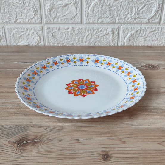 Тарелка стеклокерамическая обеденная 24 см Turkish Tile Коралл (6/6)