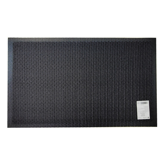 Коврик придверный Mesh Mat (Кольчуга) 45*75 серо-черный (20)