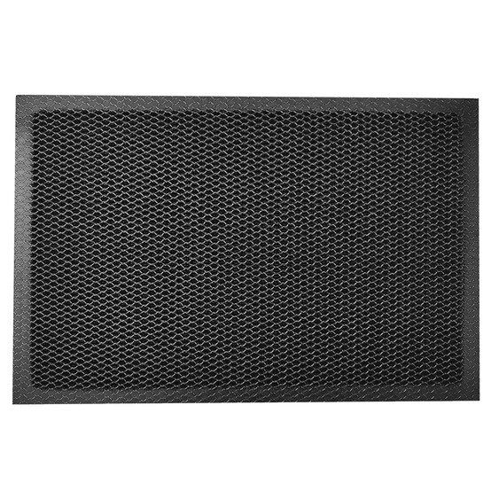 Коврик придверный Mesh Mat (Кольчуга) 90*120 серо-черный (10) Коврик придверный Mesh Mat (Кольчуга) 90*120 серо-черный (10)