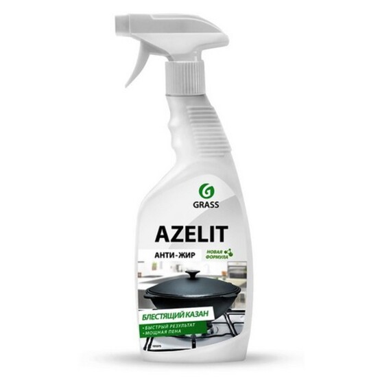 Чистящее средство "Azelit" для удаления жира, нагара и копати (казан) (флакон 600 мл сп