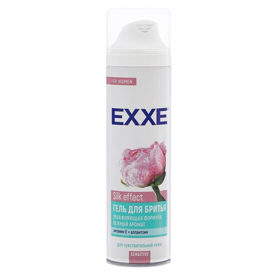EXXE Гель для бритья SENSITIVE ЖЕНСКИЙ (Silk effect) 200мл