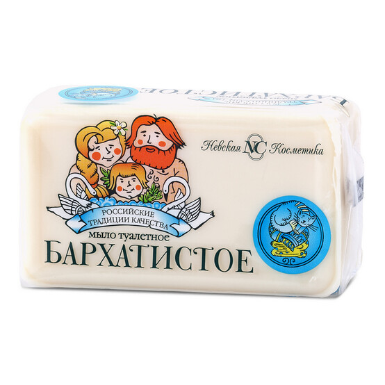 Мыло Бархатистое 140гр. в пл./10191 НК