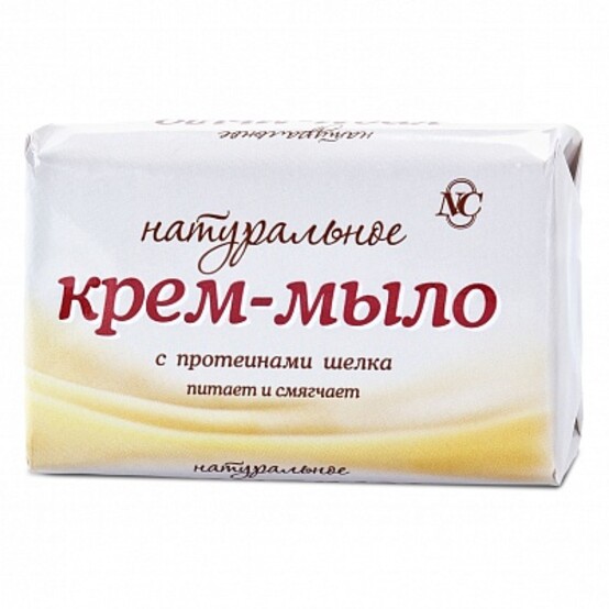 Мыло-крем Натуральное шелк 90гр./10201 НК