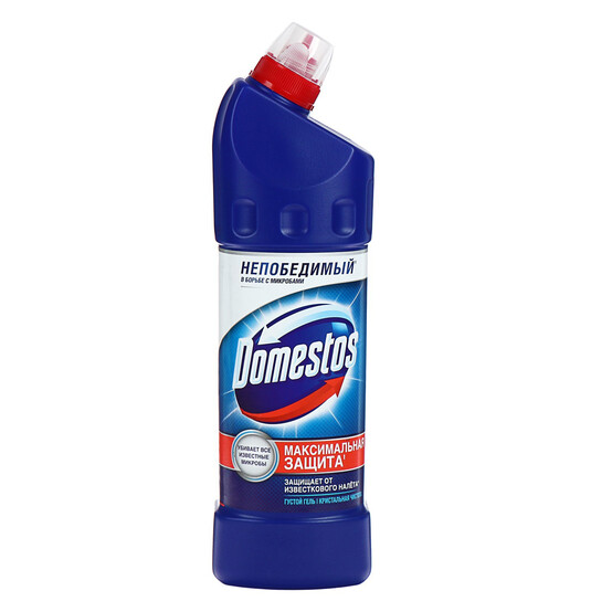 DOMESTOS густой 1л. Кристальная чистота DOMESTOS густой 1л. Кристальная чистота