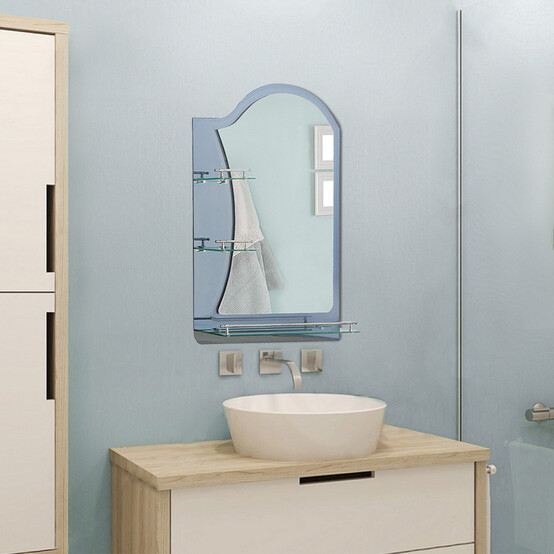 Зеркало Accoona 600*800 прямоугольное с 3 полками (10) А623