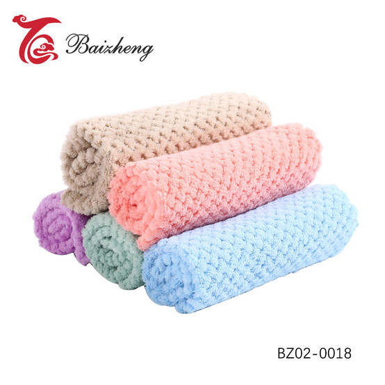 Салфетка микрофибра для уборки 5 шт 30*30 см микс BZ02-0018 Baizheng (1/240)