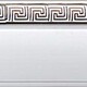 Карниз 2-х ряд. Греция с поворотами (белый глянец) 2,7м