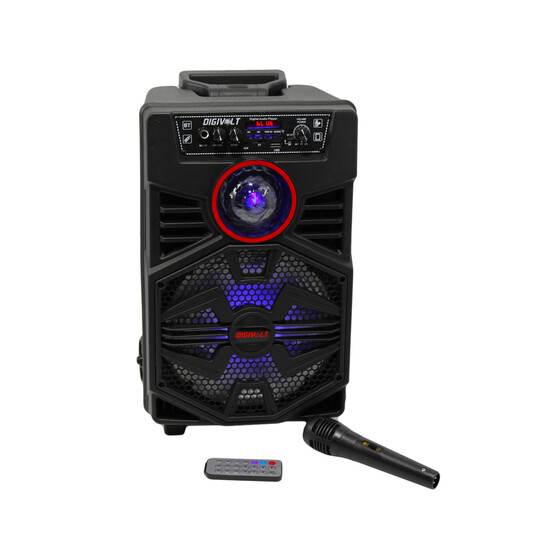 Портативная колонка с пультом и микрофоном DG-1060