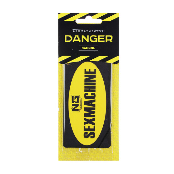 NEW GALAXY Ароматизатор бумажный Danger/Sexmachine, ваниль NEW GALAXY Ароматизатор бумажный Danger/Sexmachine, ваниль