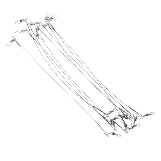 AZOR FISHING Набор поводков 10шт, 10кг, 20см, черные AZOR FISHING Набор поводков 10шт, 10кг, 20см, черные