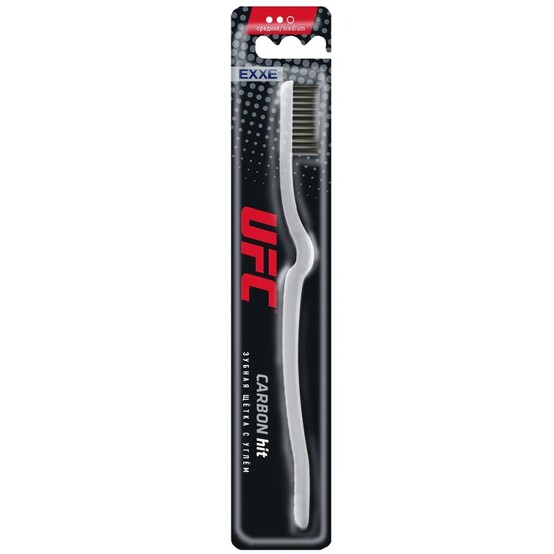 UFC x EXXE Зубная щётка с углём Carbon hit (средняя) 1шт
