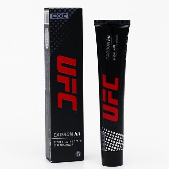 UFC x EXXE Зубная паста с углём Отбеливающая Carbon hit 75мл