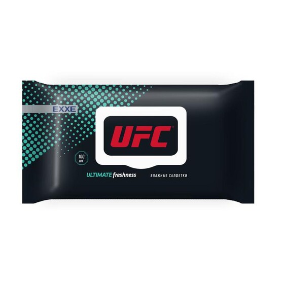 UFC x EXXE Влажные салфетки Ultimate freshness (с пластик крышкой) 100шт UFC x EXXE Влажные салфетки Ultimate freshness (с пластик крышкой) 100шт