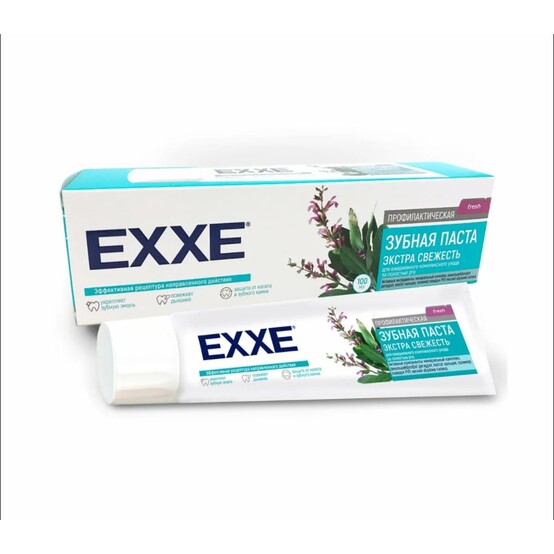 EXXE Зубная паста профилактическая Экстра свежесть 100 мл