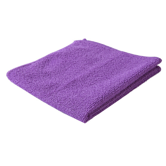 Салфетка из микрофибры 30*30 см M-02 фиолетовый Рыжий кот (1/200)