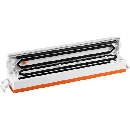 Упаковщик вакуумный 90 Вт до 25 см 2 реж бело-оранжевый HS-1040 HomeStar (1/32)