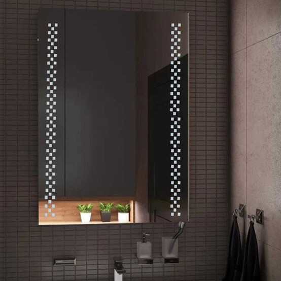 Зеркало 60*80 см с LED-подсветкой квадраты LED-12-60*80 (8)