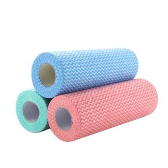 Салфетки вискоза рулон 50 шт 25*30 см Baizheng (1/72)