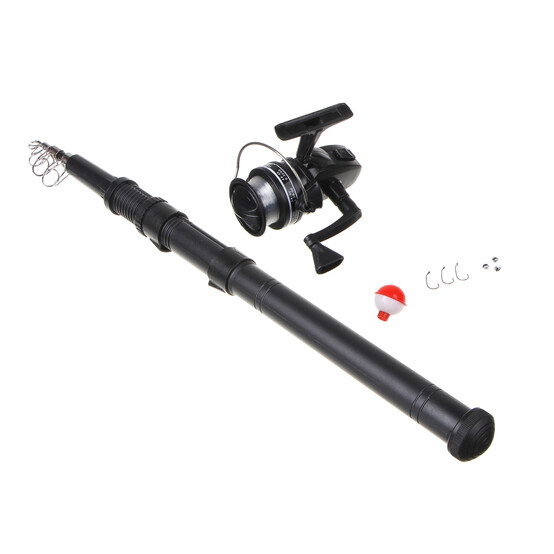 AZOR FISHING Набор: Удочка телескоп., карбон, 1,6м, тест 10-30гр., катушка 1 п.п, леска, поплавок AZOR FISHING Набор: Удочка телескоп., карбон, 1,6м, тест 10-30гр., катушка 1 п.п, леска, поплавок