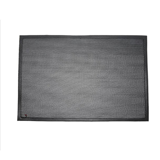 Коврик придверный BAIZHENG "Zig-Zag" 60*90 черный (Bay) (30)