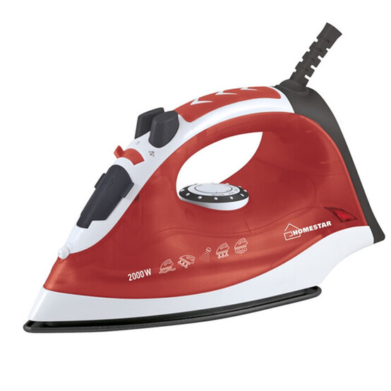 Утюг 2 кВт керамическое покрытие красный HS-4003 HomeStar (1/10)