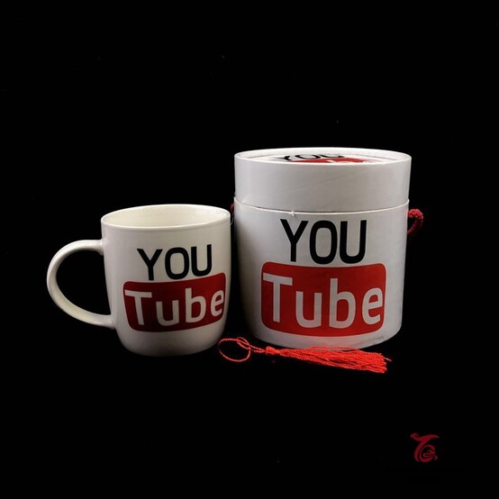 Кружка "YouTube" в круглой коробке H018-2
