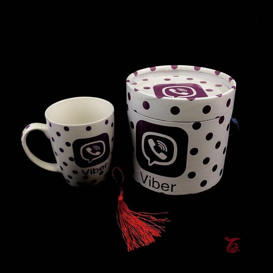 Кружка "Viber" в круглой коробке H018-9