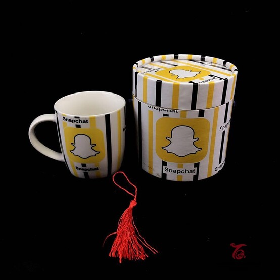 Кружка "Snapchat" в круглой коробке H018-10