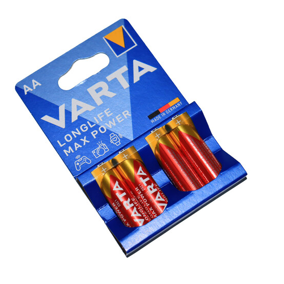Батарейка VARTA LONGLIFE MAX POWER AA бл. 4 04706101404 (1шт) Батарейка VARTA LONGLIFE MAX POWER AA бл. 4 04706101404 (1шт)