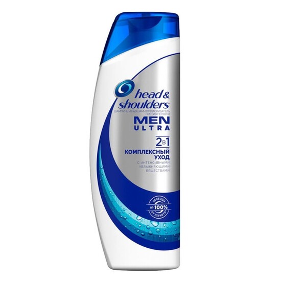 HEAD & SHOULDERS Шампунь и бальзам ополаскиватель против перхоти 2в1 муж. 400мл HEAD & SHOULDERS Шампунь и бальзам ополаскиватель против перхоти 2в1 муж. 400мл
